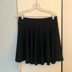 Pleated mini skirt